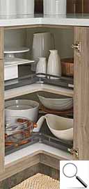 Independent Lazy Susan Trays